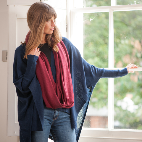 3 Ways To Wear A Cashmere Snood