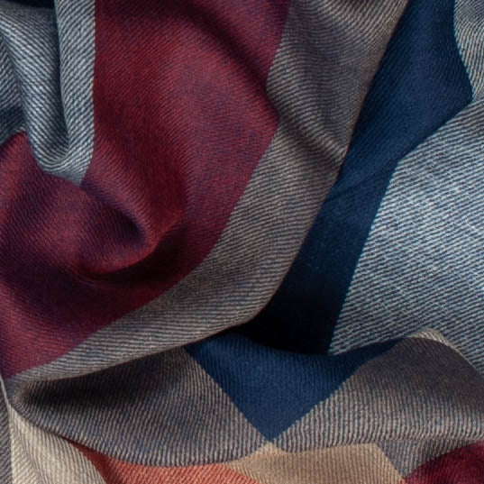 The Gloucester Fine Wool and Silk Scarf