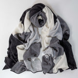 The Check Set - Mono Tones Italian Cashmere Scarf