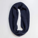 Superluxe Navy Italian Cashmere Double Snood
