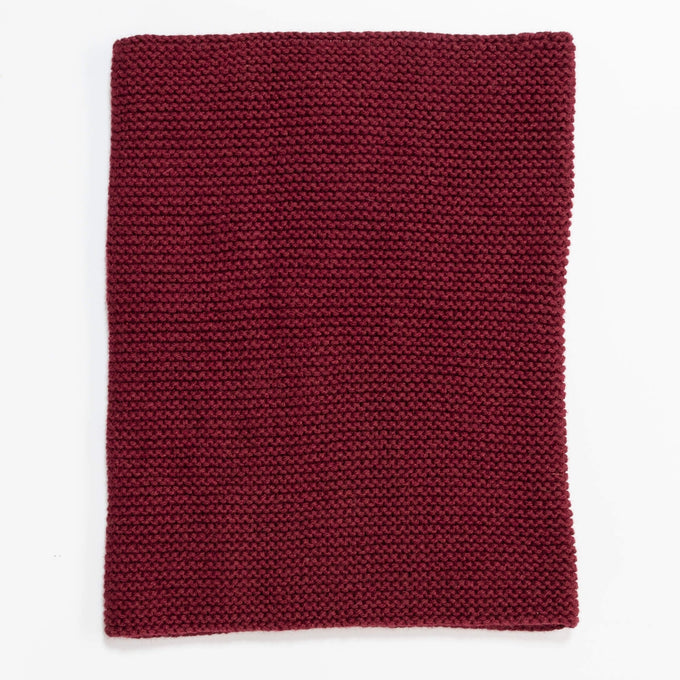Burgundy Luxe Italian Cashmere Collar