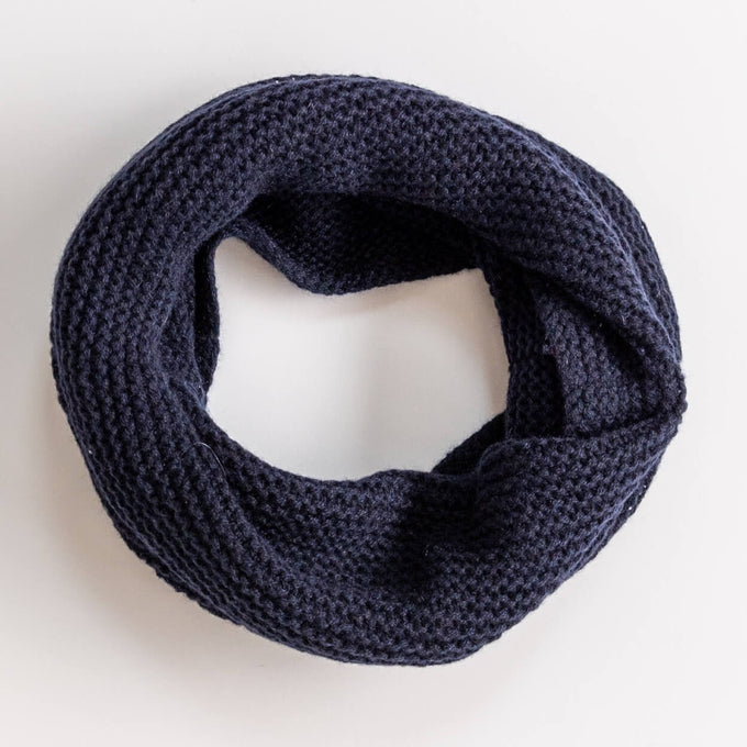 Navy Luxe Italian Cashmere Collar
