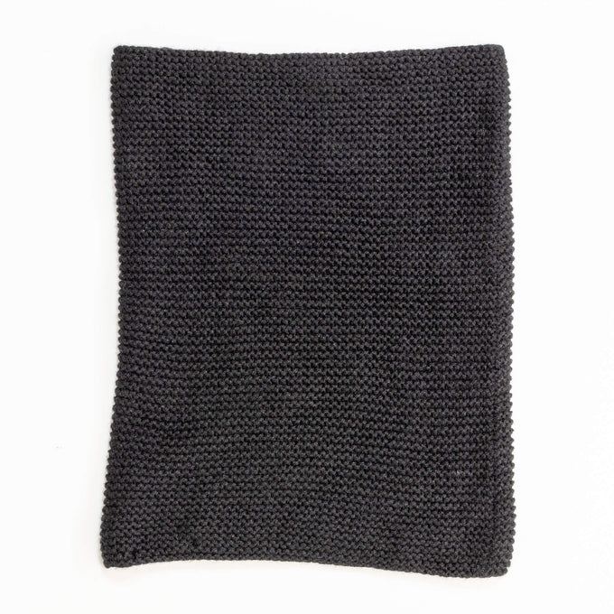 Black Luxe Italian Cashmere Collar