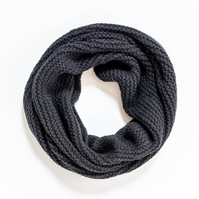 Black Luxe Italian Cashmere Collar