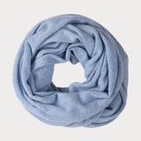 Baby Blue Double Size Cashmere Snood