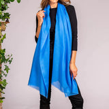 Little Boy Blue Shaded Cashmere and Silk Wrap