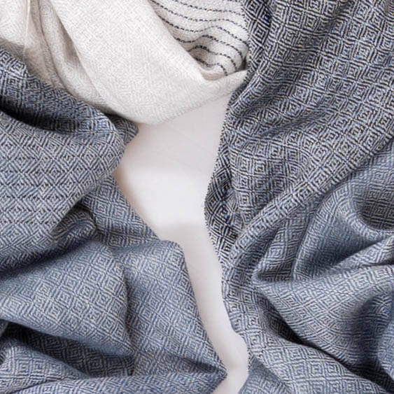 Beedon Silk and Wool Scarf