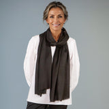 Jet Black Modal Wrap