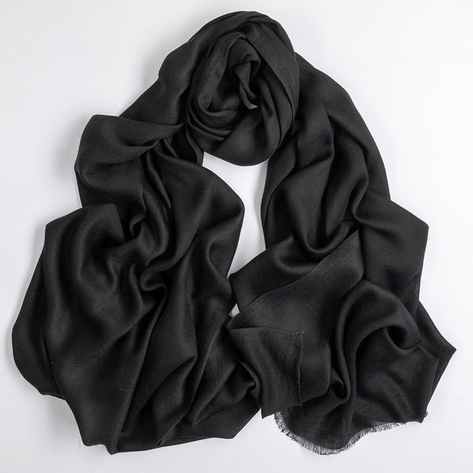 Jet Black Modal Wrap