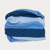 Triple Blues Italian Cashmere Snood