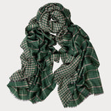 Broughton Reversible Silk and Wool Scarf