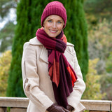 The Check Set - Earth Tones Italian Cashmere Scarf