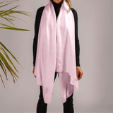 The Fondant Collection - Fondant Pink Handwoven Cashmere Shawl