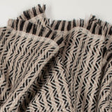 Chevron Striped Pashmina Cashmere Shawl
