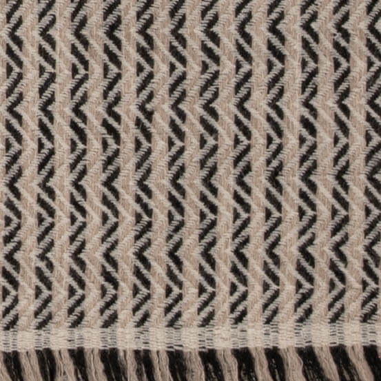 Chevron Striped Pashmina Cashmere Shawl