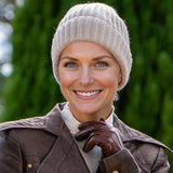 Parchment Luxe Italian Cashmere Beanie