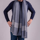 The Derby Fine Wool and Silk Scarf