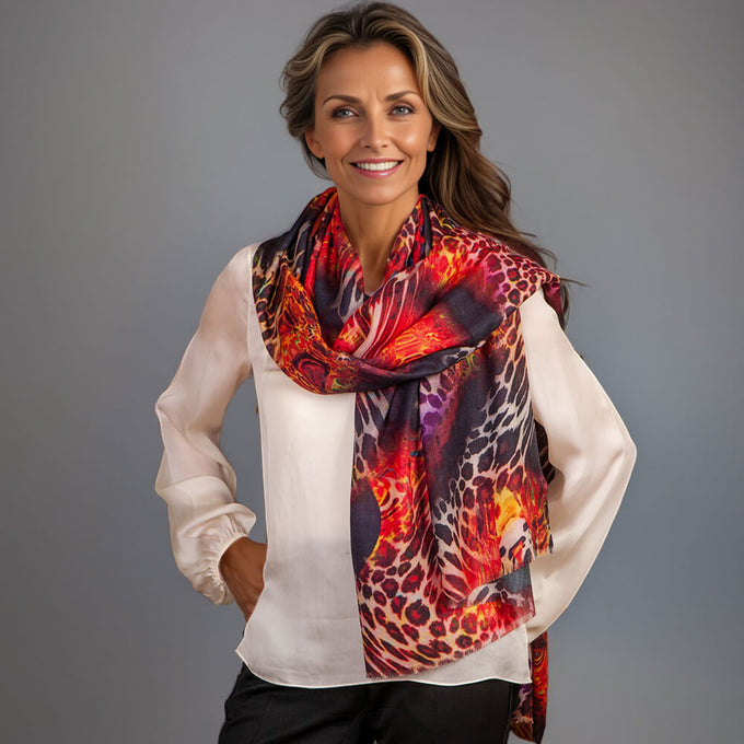 IMPERFECTLY YOURS: Amber Trail Cashmere and Silk Wrap