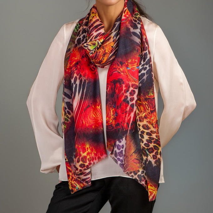 IMPERFECTLY YOURS: Amber Trail Cashmere and Silk Wrap