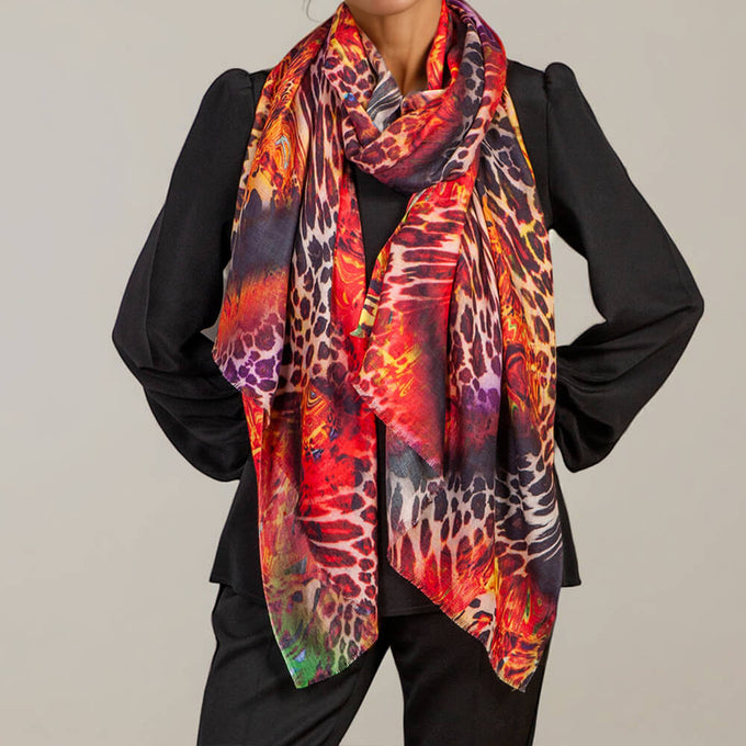 IMPERFECTLY YOURS: Amber Trail Cashmere and Silk Wrap