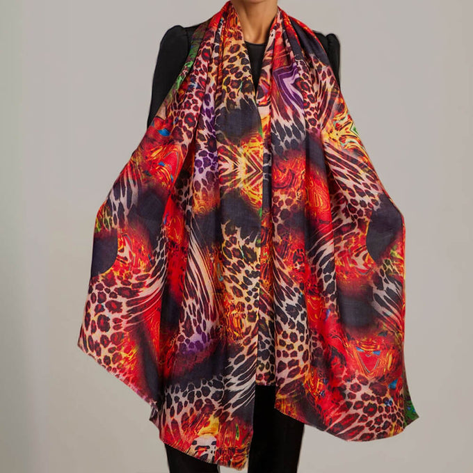 IMPERFECTLY YOURS: Amber Trail Cashmere and Silk Wrap