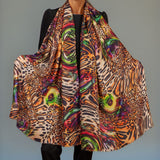 IMPERFECTLY YOURS: Jungle Mirage Cashmere and Silk Wrap