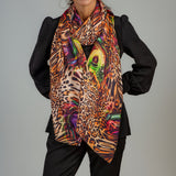IMPERFECTLY YOURS: Jungle Mirage Cashmere and Silk Wrap
