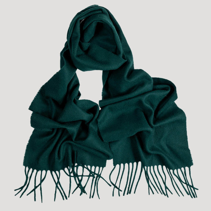 Forest Green Scottish Cashmere Scarf
