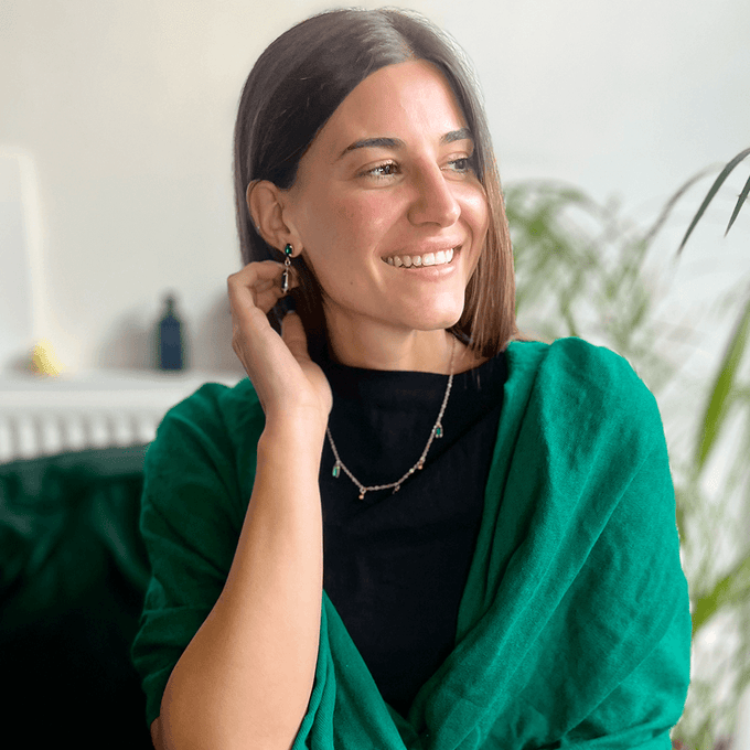 IMPERFECTLY YOURS: Emerald Green Cashmere and Silk Wrap