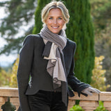 The Check Set - Mono Tones Italian Cashmere Scarf