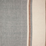 Grey Melange and Vanilla Pashmina Cashmere Shawl