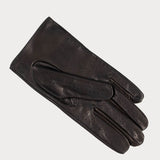 Men’s Black Italian Leather Driving Gloves