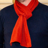 Double Faced Terracotta Italian Cashmere Neck Warmer