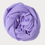 Lilac Double Size Cashmere Snood