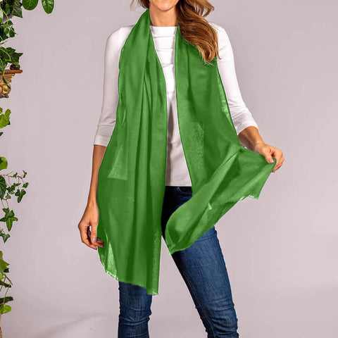 Go Green Cashmere and Silk Wrap