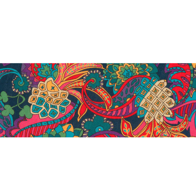 IMPERFECTLY YOURS: Pineapple Print Cashmere and Silk Wrap