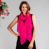 Swarovski Barbie Pink Cashmere and Silk Wrap