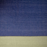 Tea Green and Blue Pashmina Cashmere Shawl