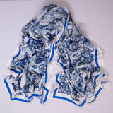 IMPERFECTLY YOURS: Toile de Jouy Cashmere and Silk Wrap