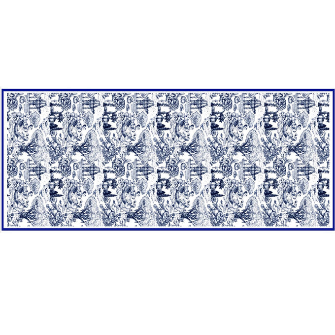 IMPERFECTLY YOURS: Toile de Jouy Cashmere and Silk Wrap