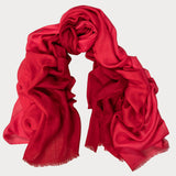 Venetian Reds Shaded Cashmere and Silk Wrap