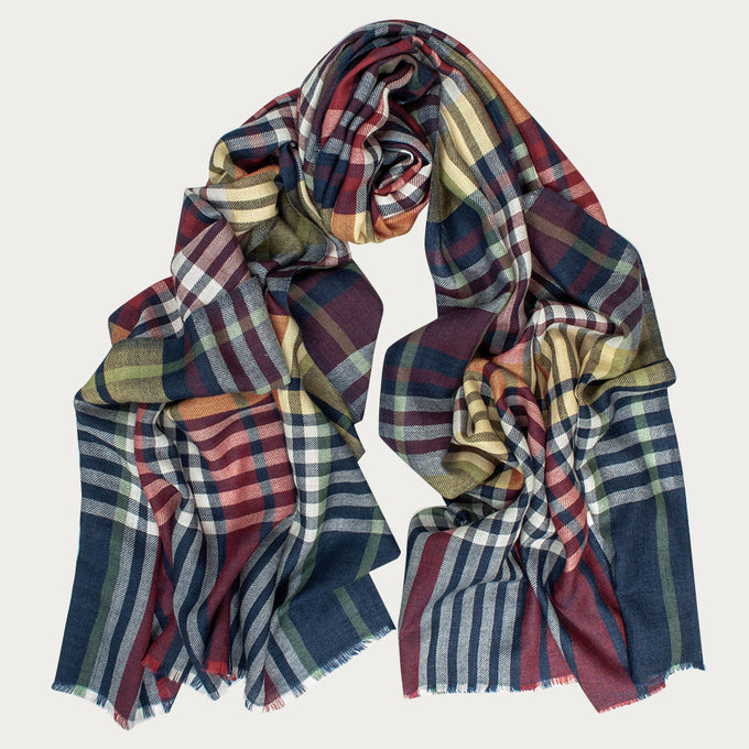 The York Fine Wool and Silk Scarf