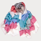 Belmont Pastel Silk and Wool Scarf