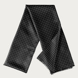 Oracle - Black Polka Dot Silk Scarf