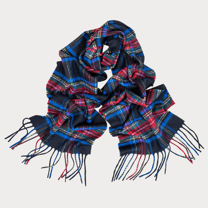 Black Stewart Cashmere Scarf