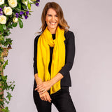 Mellow Yellow Cashmere and Silk Wrap