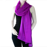 Bleeker Purple and Black Scarf 1