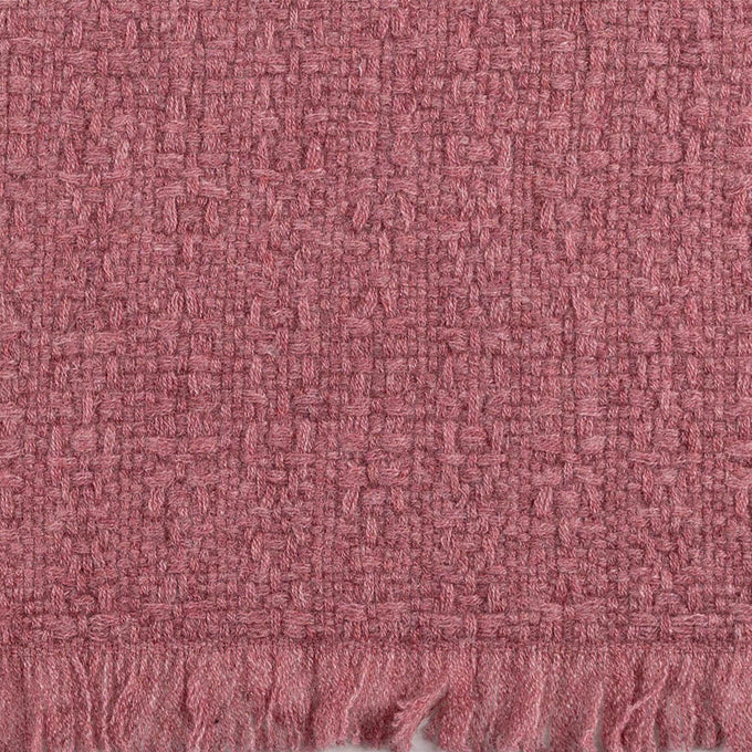 Super Luxe Cabernet Basket Weave Cashmere Shawl