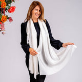 Swarovski Cream Wrap in Cashmere and Silk