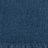 Super Luxe Olympian Blue Basket Weave Cashmere Shawl